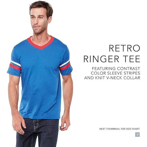 Classic Stripe V-Neck Jersey